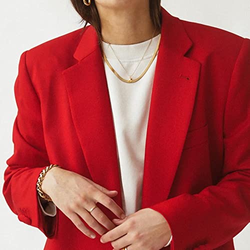 Hey Harper Gold Necklace For Women Trendy Necklace - 14K Golden PVD Coating Waterproof & Sweatproof Non Tarnish Jewelry Chain Necklaces - Image 4