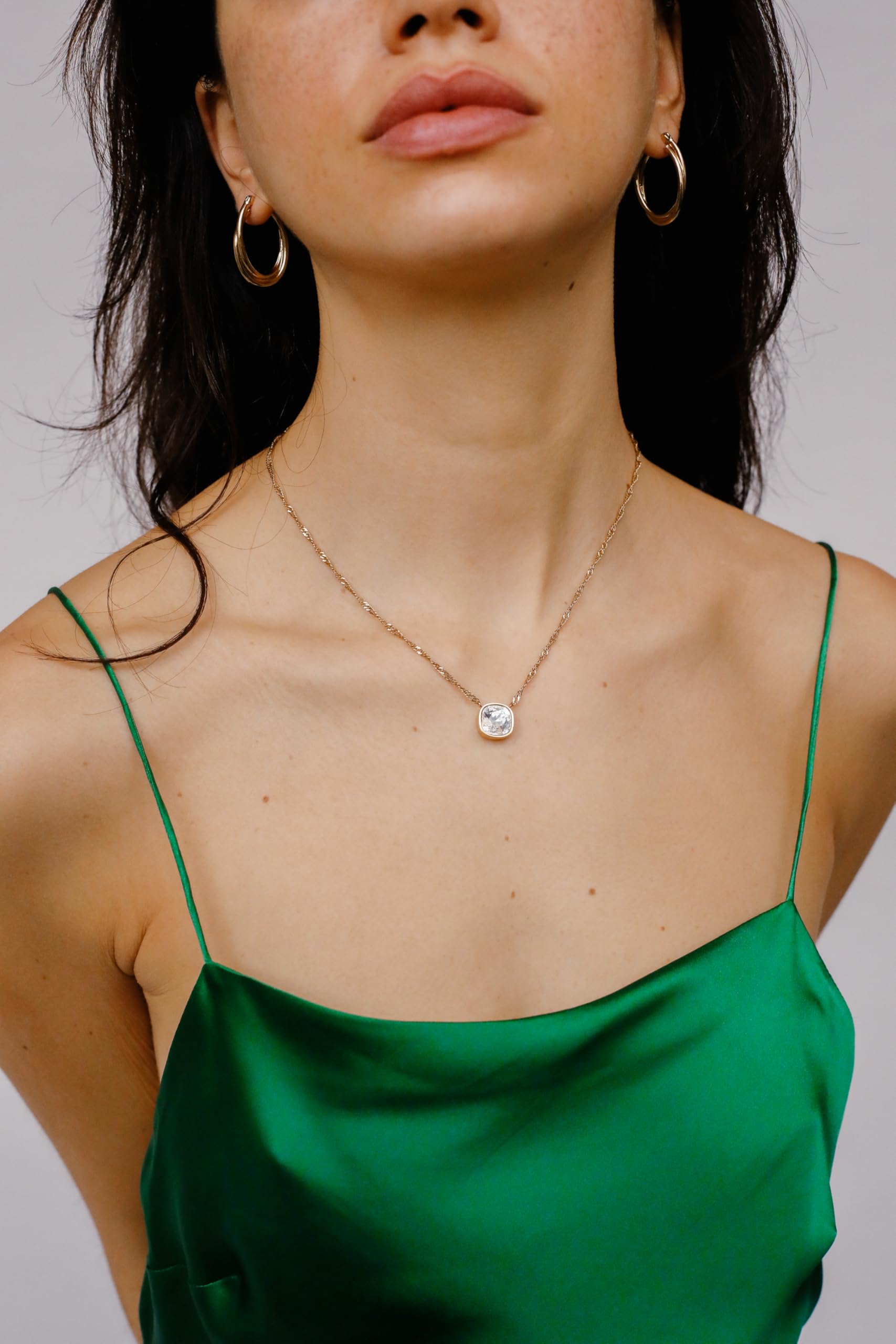 Hey Harper Gold Necklace For Women Trendy Necklace - 14K Golden PVD Coating Waterproof & Sweatproof Non Tarnish Jewelry Chain Necklaces - Image 6