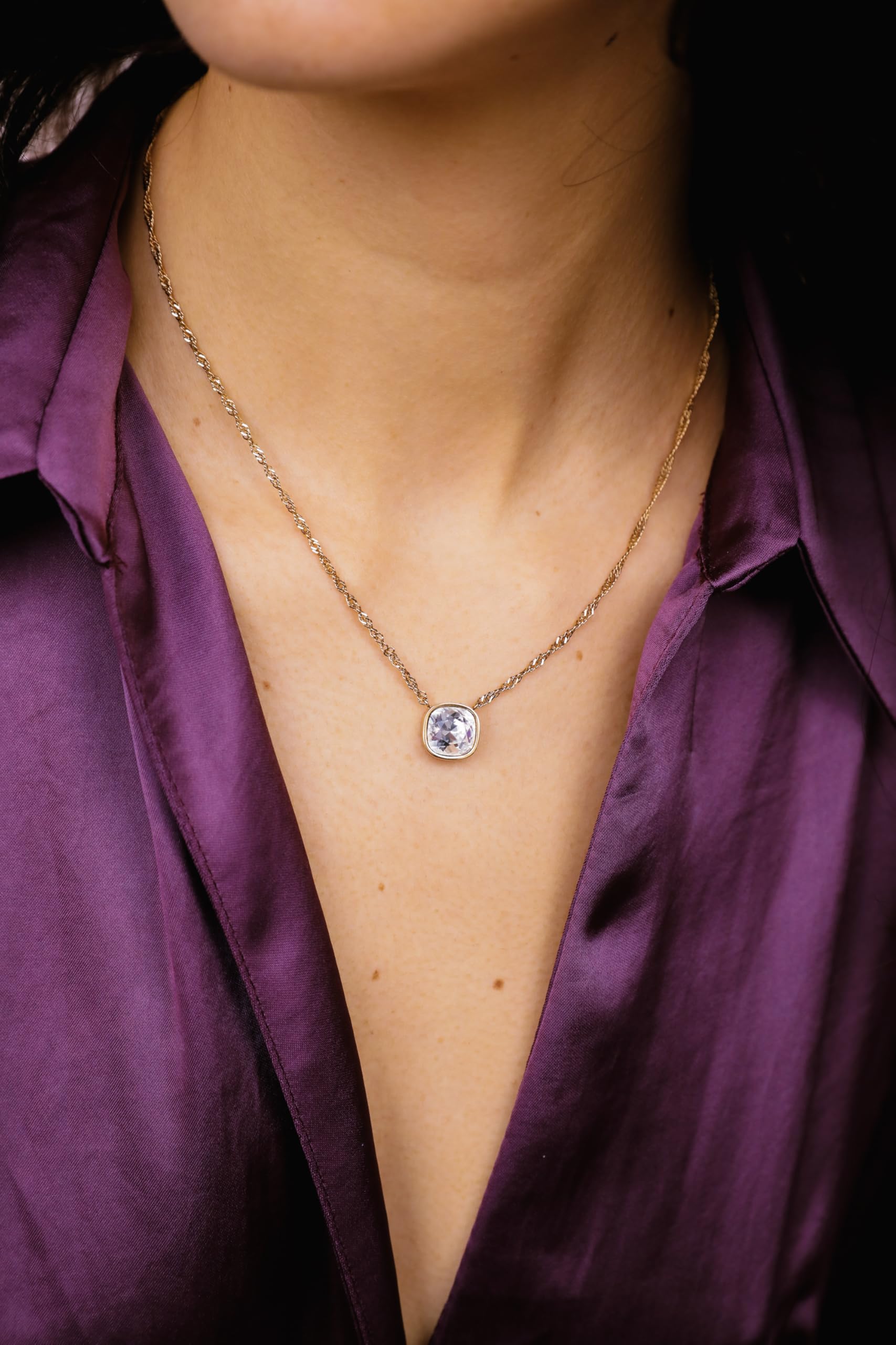 Hey Harper Gold Necklace For Women Trendy Necklace - 14K Golden PVD Coating Waterproof & Sweatproof Non Tarnish Jewelry Chain Necklaces - Image 9