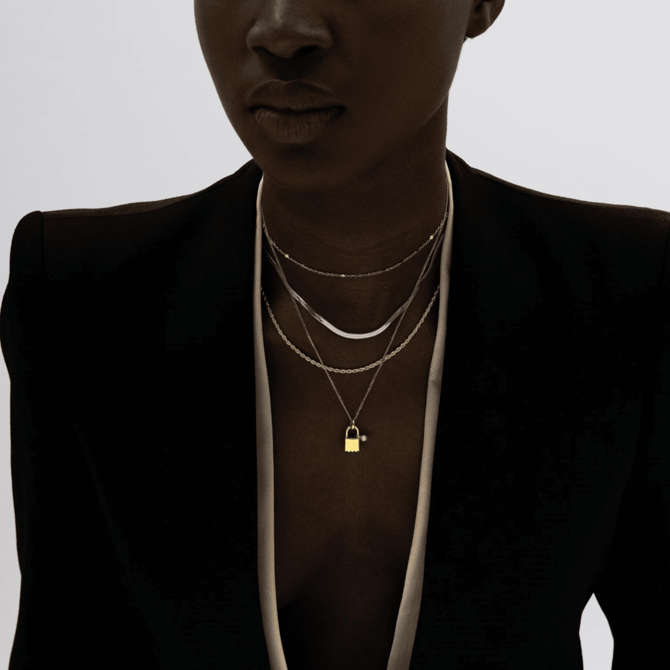 Hey Harper Gold Necklace For Women Trendy Necklace - 14K Golden PVD Coating Waterproof & Sweatproof Non Tarnish Jewelry Chain Necklaces - Image 6