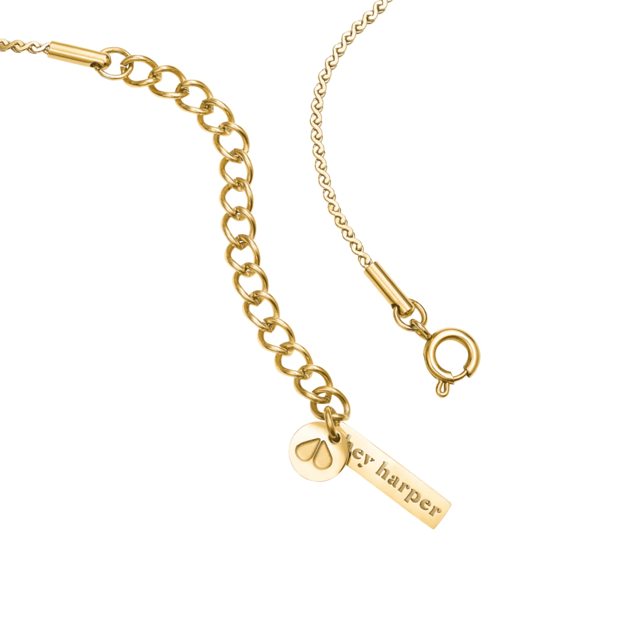 Hey Harper Gold Necklace For Women Trendy Necklace - 14K Golden PVD Coating Waterproof & Sweatproof Non Tarnish Jewelry Chain Necklaces - Image 4