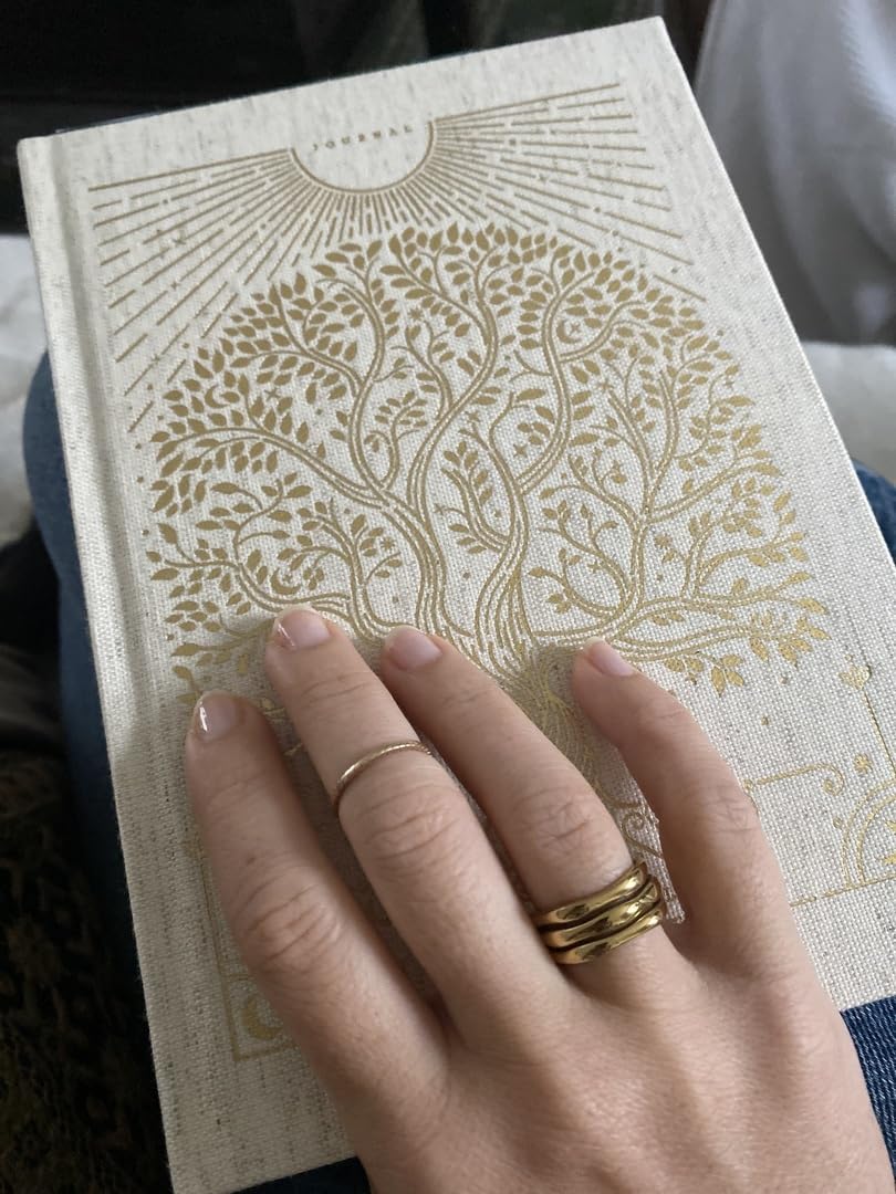 Hey Harper Gold Ring for Women - Gold Plated Stacking Waterproof & Sweatproof Jewerly Ring - Everday Non Tarnish Cute Fashion Circle Rings - Image 8