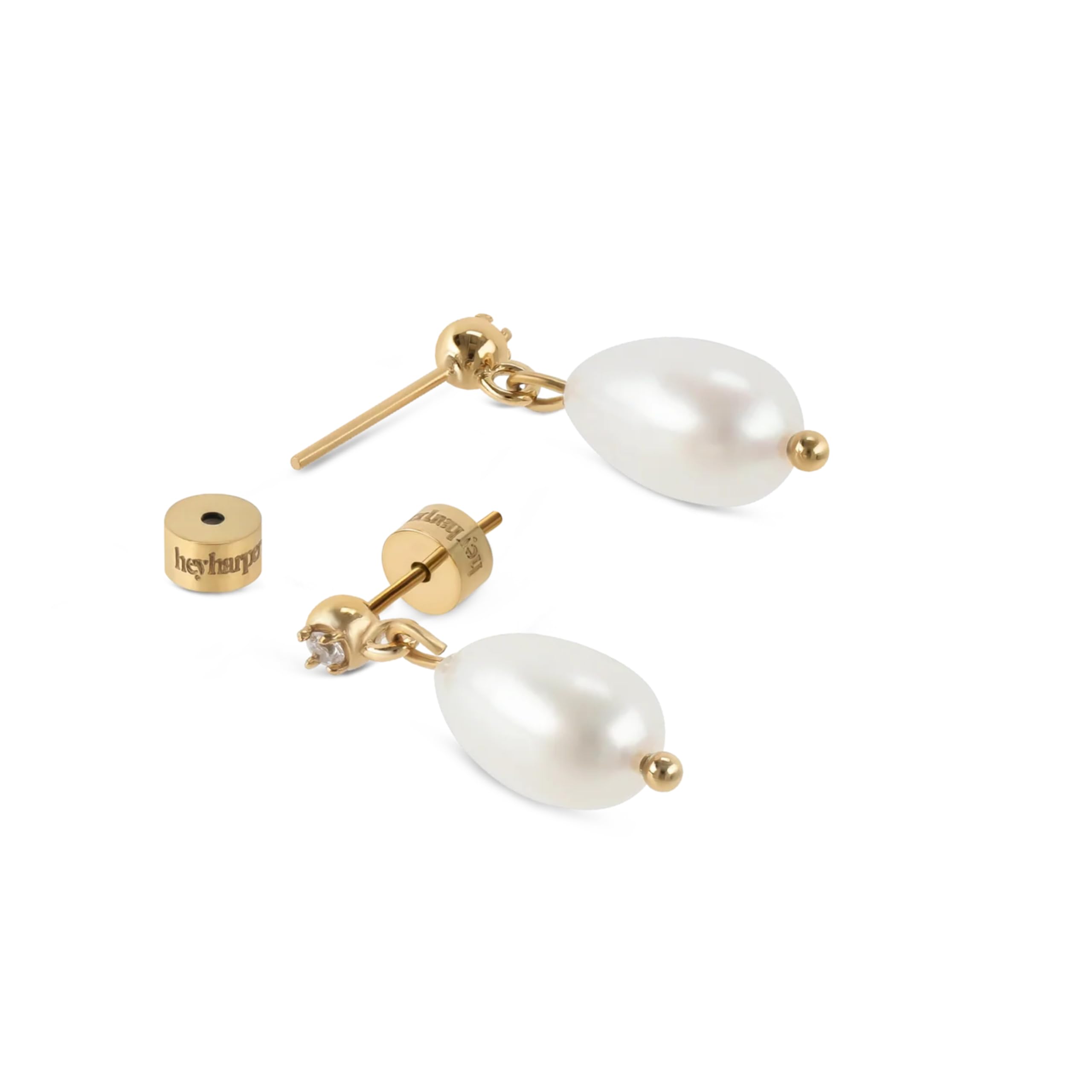 Hey Harper Hoop Earrings For Women Trendy - Lightweight Waterproof & Sweatproof Jewerly - Image 3